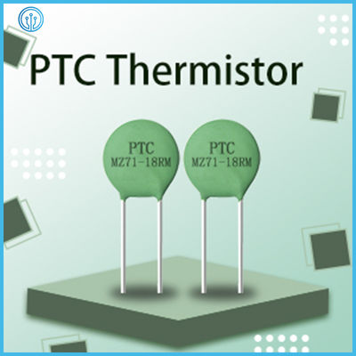 Απομαγνητίζοντας την κεραμική PTC θερμική αντίσταση 7.5MM MZ71 18OHM θετική θερμική αντίσταση συντελεστή